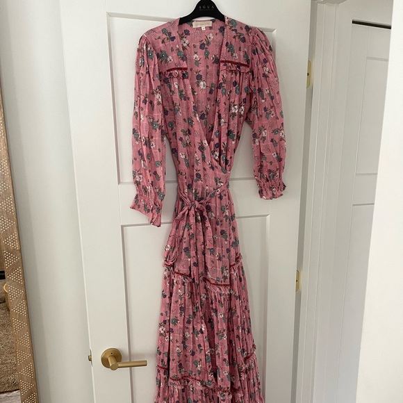 LoveShackFancy wrap maxi dress - Picture 1 of 8